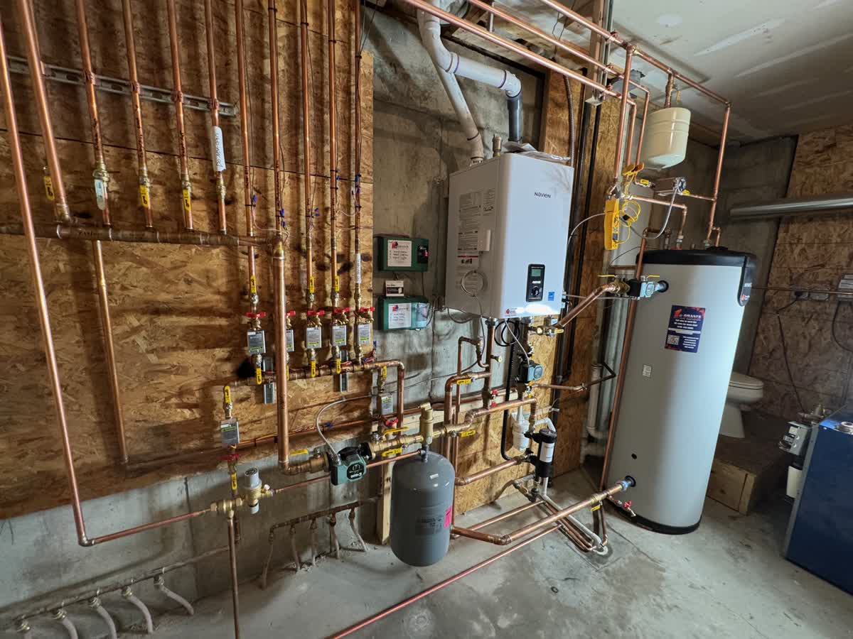 Navien boiler with zone valves and indirect tank — Grants HVAC